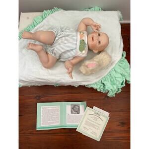 Vintage 1996 Ashton Drake Galleries “Fresh From The Patch” Porcelain boy Doll